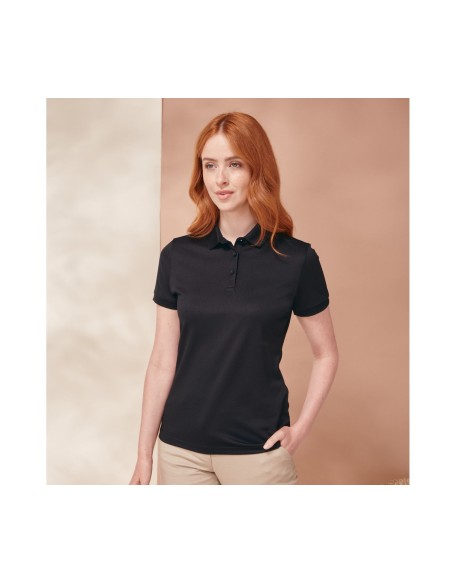 HEN-H466-Polo en polyester recyclé femme 2